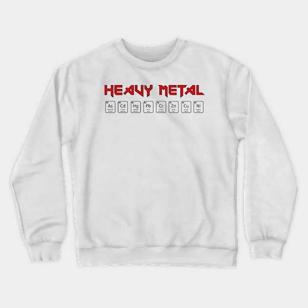 Heavy Metals Crewneck Sweatshirt by bannie